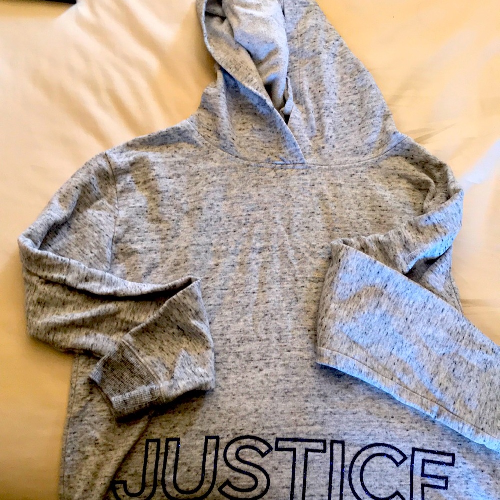 Justice crop sweatshirt